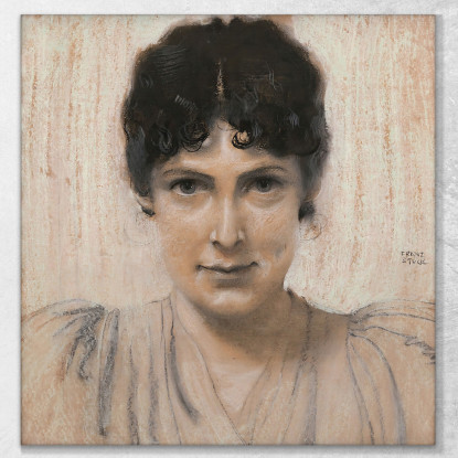 Mary Lindpaintner In Seguito Stuck Franz von Stuck fvs50 quadro stampato su tela