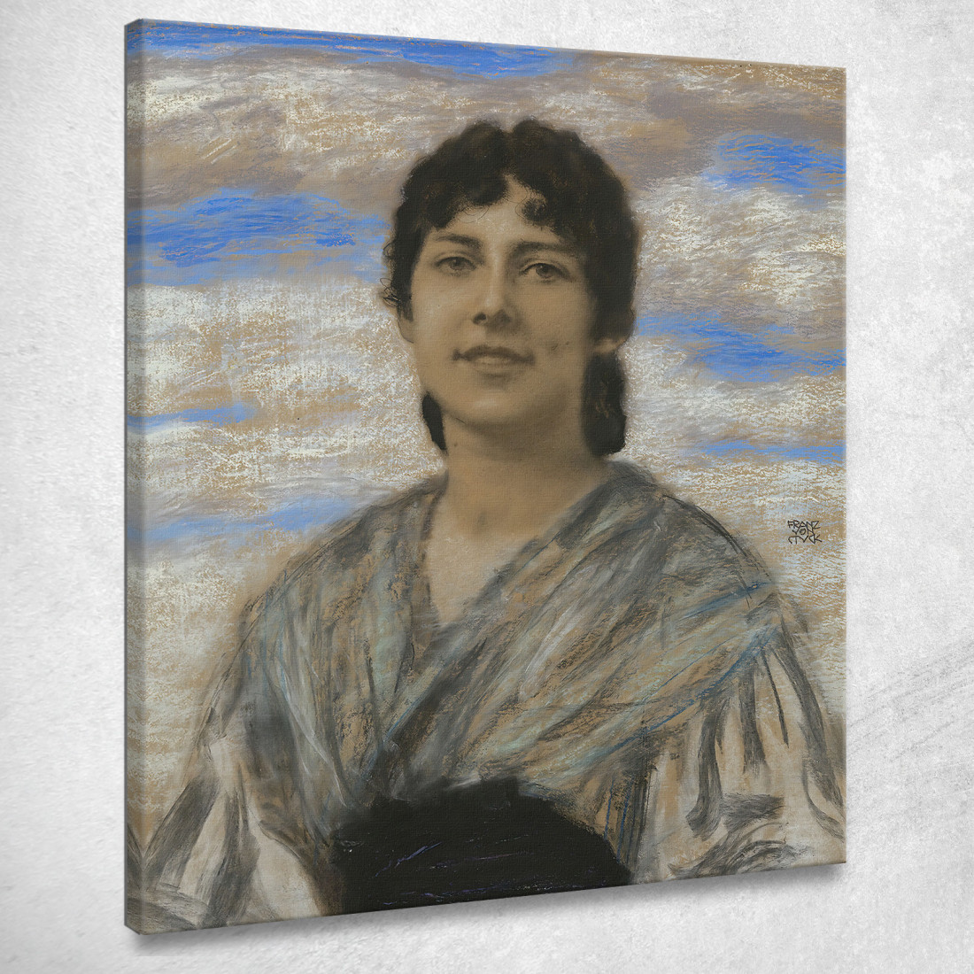 Mary Di Bloccato 3 Franz von Stuck fvs53 quadro stampato su tela Mary Di Bloccato 3 Franz von Stuck fvs53 quadro stampato su tela