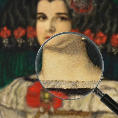 Mia Figlia Mary Con Il Costume Di Velázquez Franz von Stuck fvs57 quadro stampato su tela