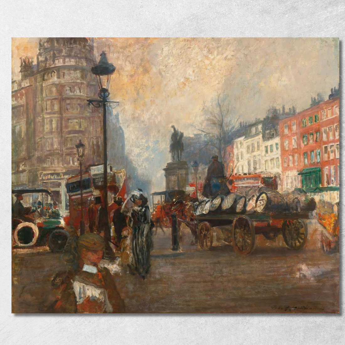 Knightsbridge Visto Da Sloane Street Dicembre 1913 Jacques-Émile Blanche jeb14 quadro stampato su tela Knightsbridge Visto Da Sloane Street Dicembre 1913 Jacques-Émile Blanche jeb14 quadro stampato su tela