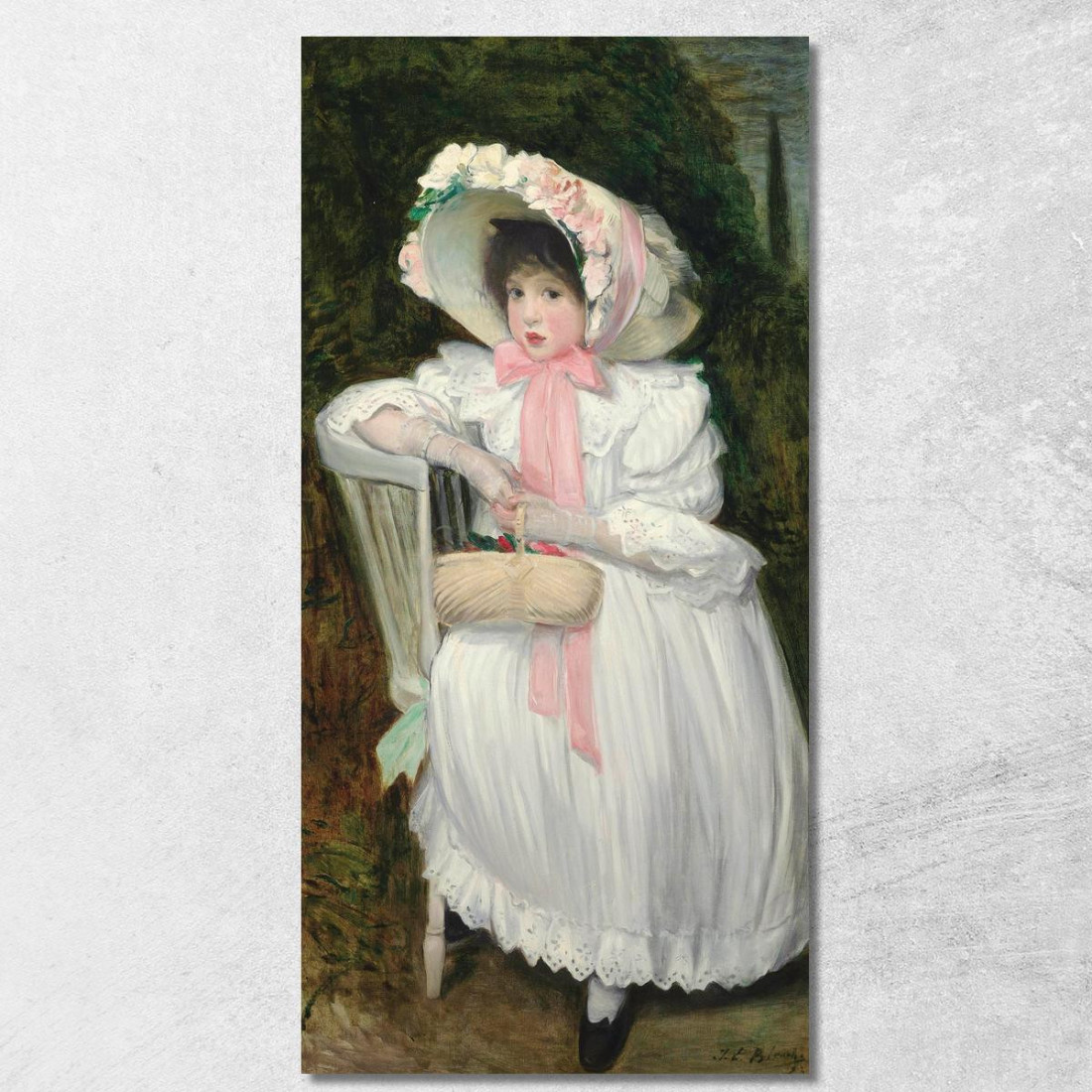 Il Bambino Nel Cestino Jacques-Émile Blanche jeb21 quadro stampato su tela Il Bambino Nel Cestino Jacques-Émile Blanche jeb21 quadro stampato su tela