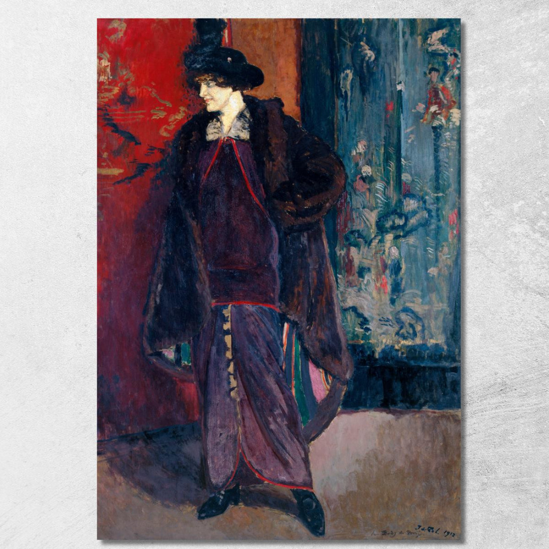 Ritratto Di Margherita De Broglie 2 Jacques-Émile Blanche jeb25 quadro stampato su tela Ritratto Di Margherita De Broglie 2 Jacques-Émile Blanche jeb25 quadro stampato su tela