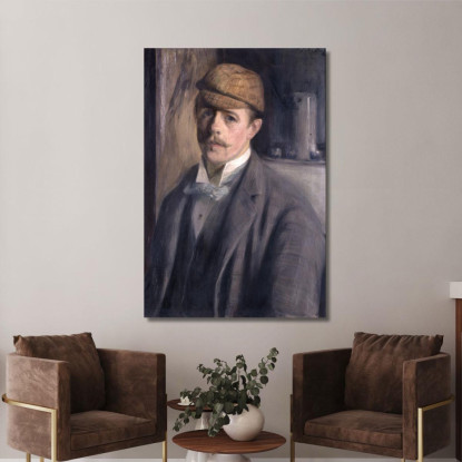 Ritratto Dell'Artista Jacques-Émile Blanche jeb33 quadro stampato su tela