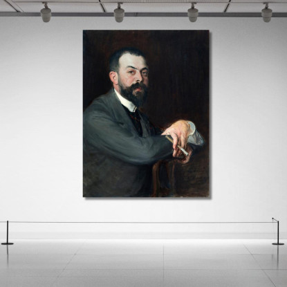 Ritratto Del Signor Léon Pissard Young Jacques-Émile Blanche jeb39 quadro stampato su tela
