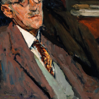 Ritratto Di James Joyce 1882-1941 Autore Jacques-Émile Blanche jeb44 quadro stampato su tela