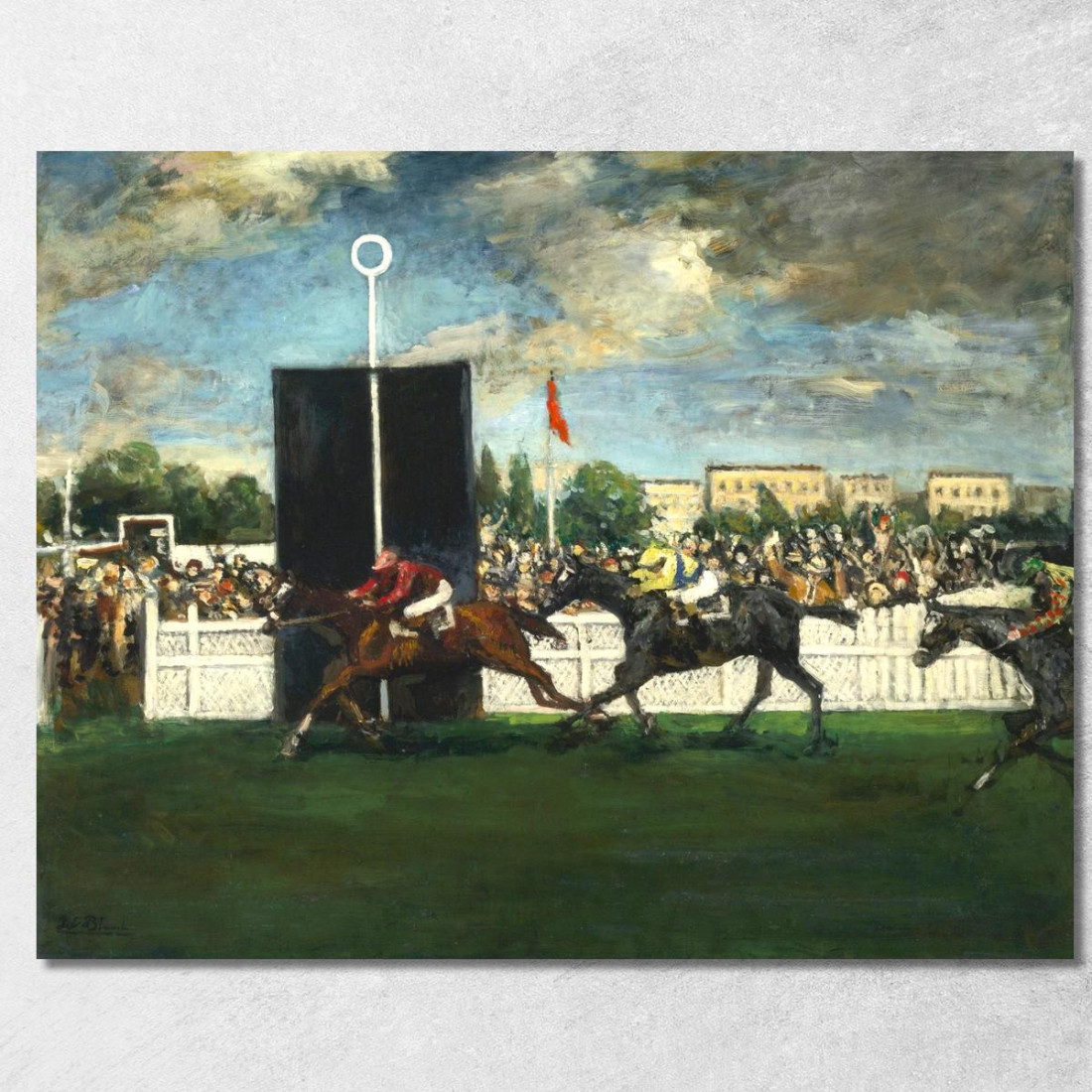 Il Traguardo Di Un Ippodromo Inglese Jacques-Émile Blanche jeb54 quadro stampato su tela Il Traguardo Di Un Ippodromo Inglese Jacques-Émile Blanche jeb54 quadro stampato su tela