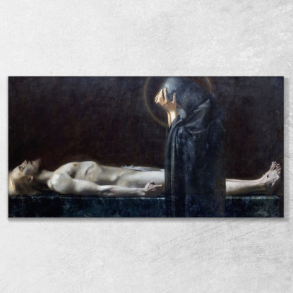 Pietà Franz von Stuck fvs66 quadro stampato su tela