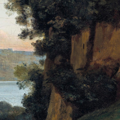 Italiano D'Albano Jean-Baptiste-Camille Corot jbc89 quadro stampato su tela