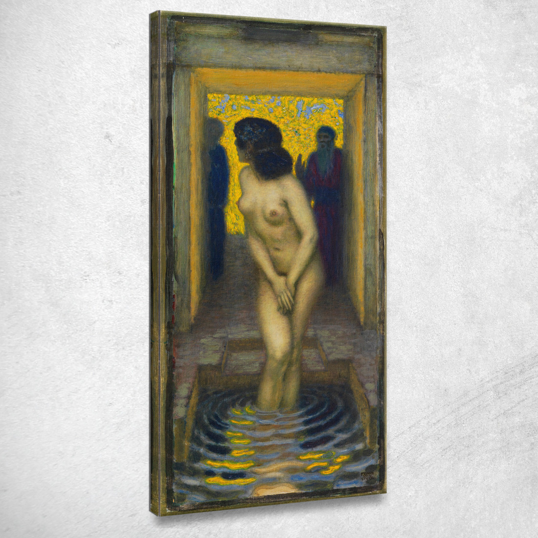 Susanna Im Bade Franz von Stuck fvs89 quadro stampato su tela Susanna Im Bade Franz von Stuck fvs89 quadro stampato su tela