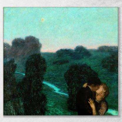 La Stella Della Sera Franz von Stuck fvs91 quadro stampato su tela