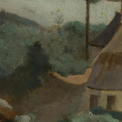 Morvan Petit Moulin Jean-Baptiste-Camille Corot jbc183 quadro stampato su tela