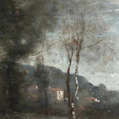 Stagno A Ville-D'Avray Jean-Baptiste-Camille Corot jbc200 quadro stampato su tela