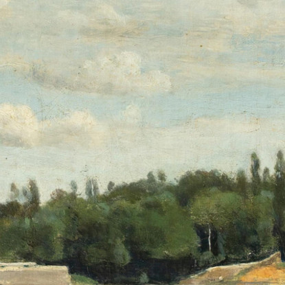 Il Bagno Jean-Baptiste-Camille Corot jbc240 quadro stampato su tela