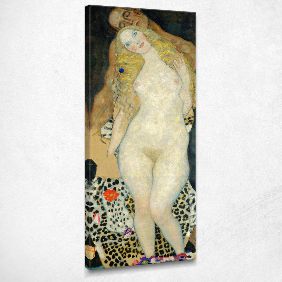 Adamo Ed Eva Gustav Klimt kg1 quadro stampato su tela Adamo Ed Eva Gustav Klimt kg1 quadro stampato su tela