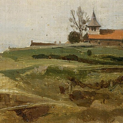 Vista Di Lormes Jean-Baptiste-Camille Corot jbc291 quadro stampato su tela