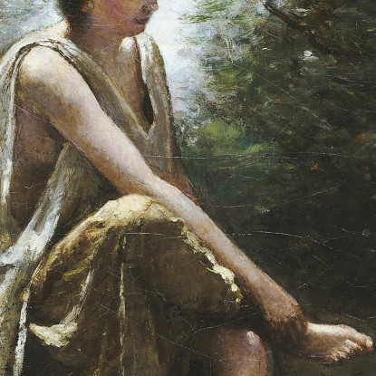 Euridice Ferita Jean-Baptiste-Camille Corot jbc311 quadro stampato su tela