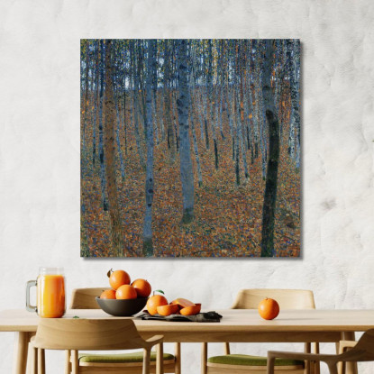 Bosco Di Faggi Gustav Klimt kg7 quadro stampato su tela