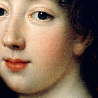 Luisa Françoise De Borbone Mademoiselle De Nantes Jean-François de Troy jft14 quadro stampato su tela