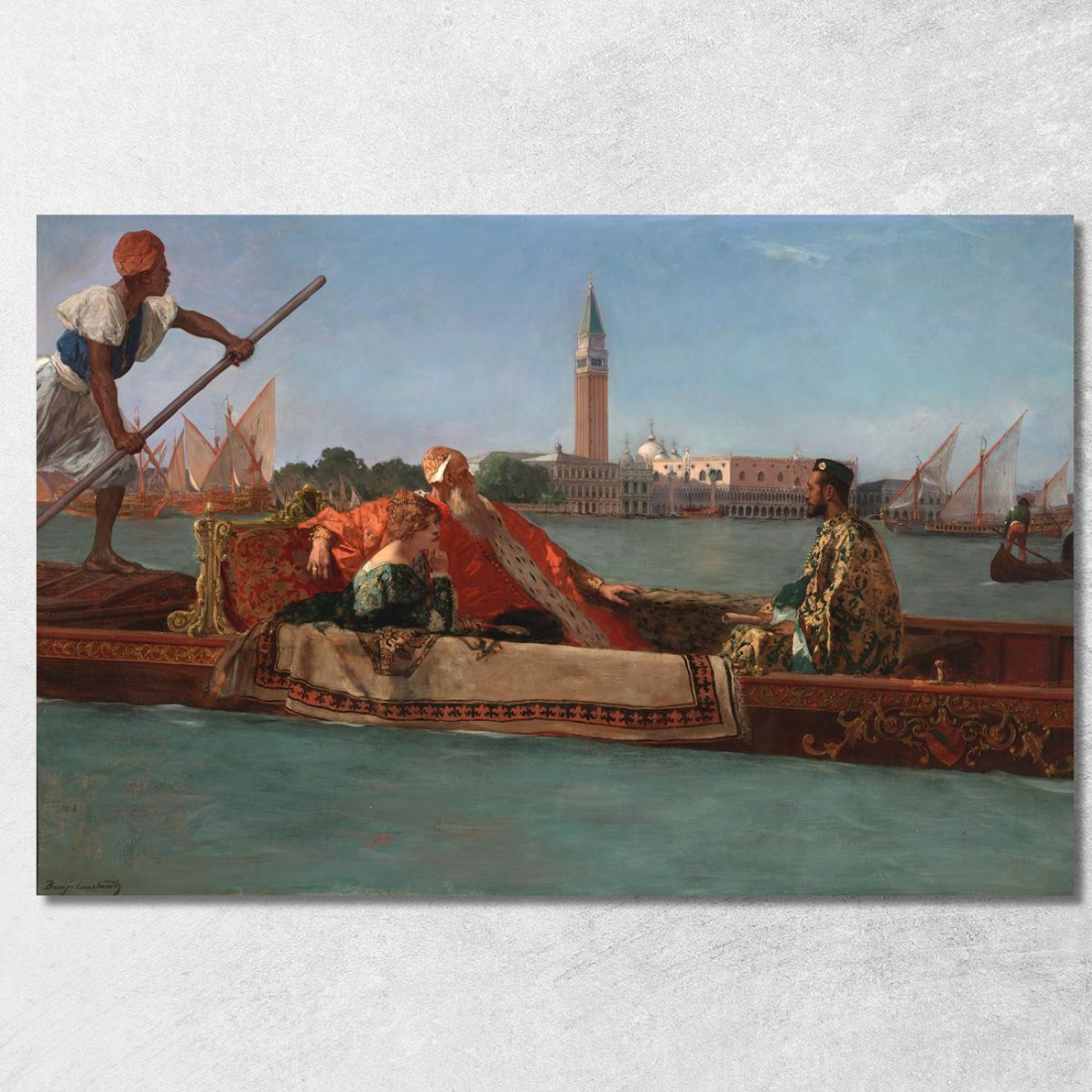 Doge Di Venezia Jean-Joseph-Benjamin Constant jjb5 quadro stampato su tela