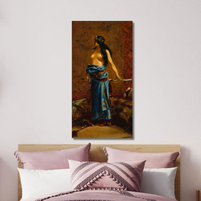 Giuditta 3 Jean-Joseph-Benjamin Constant jjb8 quadro stampato su tela