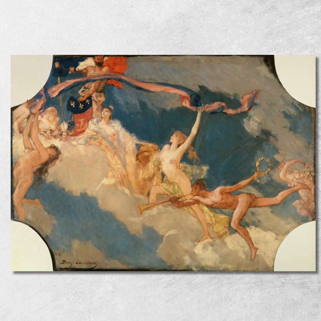 La Città Di Parigi Invita Il Mondo Alle Sue Feste Jean-Joseph-Benjamin Constant jjb10 quadro stampato su tela La Città Di Parigi Invita Il Mondo Alle Sue Feste Jean-Joseph-Benjamin Constant jjb10 quadro stampato su tela