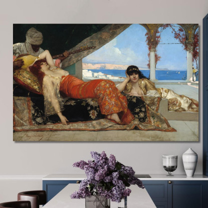 Il Favorito Dell'Emiro Jean-Joseph-Benjamin Constant jjb22 quadro stampato su tela