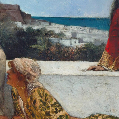 Ore Del Crepuscolo Jean-Joseph-Benjamin Constant jjb27 quadro stampato su tela