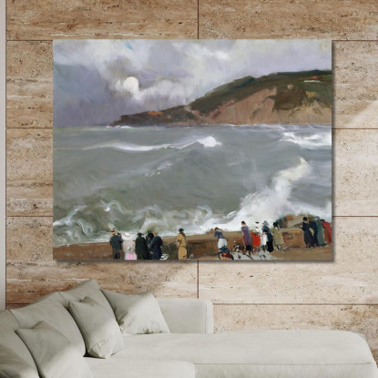 Frangiflutti San Sebastian Joaquín Sorolla jsr11 quadro stampato su tela
