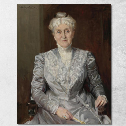 Ritratto Di Emily Perkins Joaquín Sorolla jsr82 quadro stampato su tela