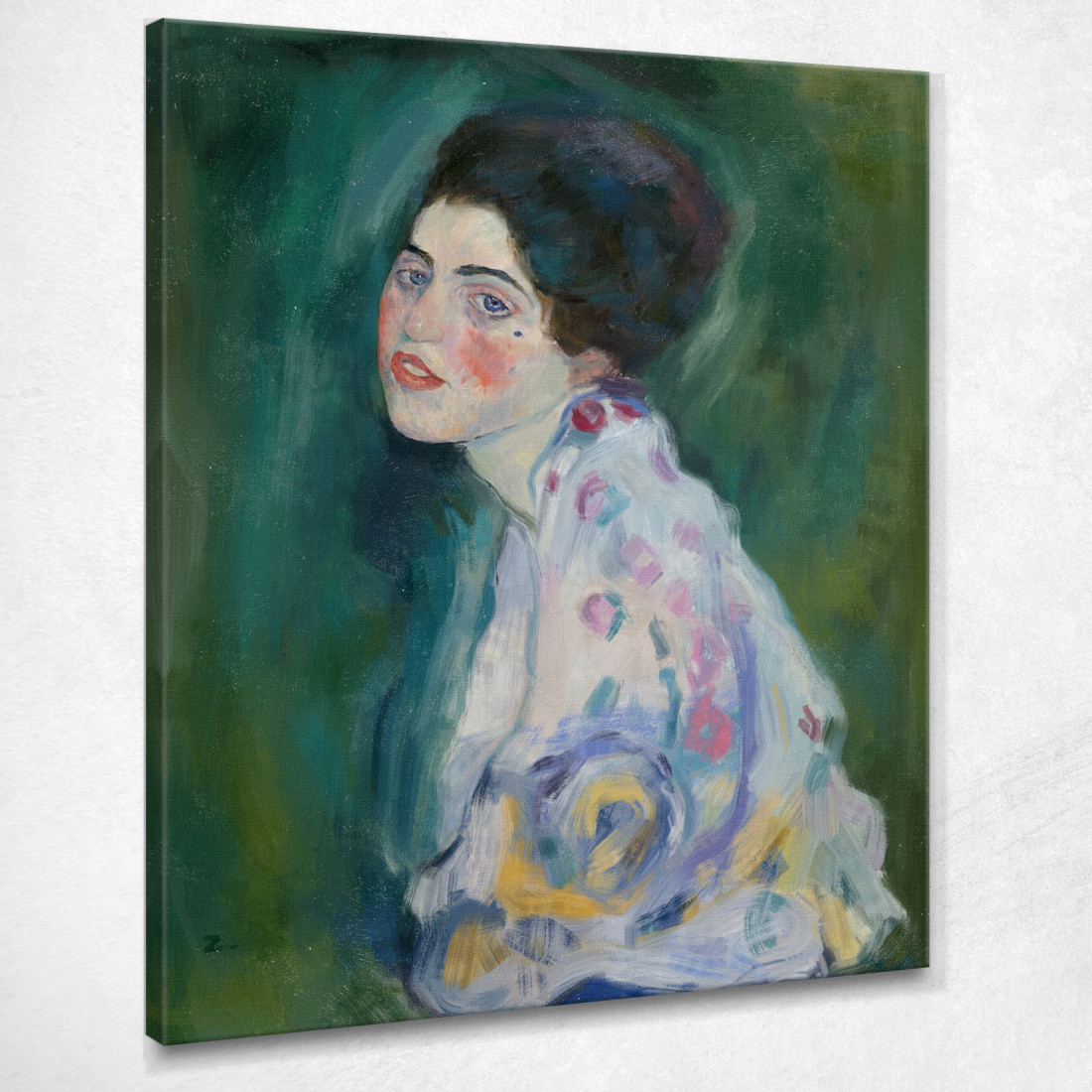 Ritratto Di Una Giovane Donna Gustav Klimt kg46 quadro stampato su tela Ritratto Di Una Giovane Donna Gustav Klimt kg46 quadro stampato su tela