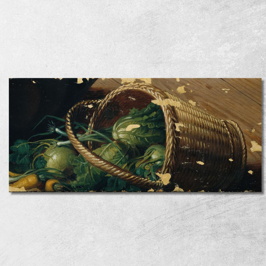 Cesto Di Verdure Johann Peter Krafft jpk23 quadro stampato su tela Cesto Di Verdure Johann Peter Krafft jpk23 quadro stampato su tela