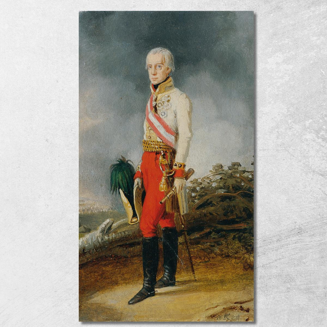 L'Imperatore Francesco I D'Austria Johann Peter Krafft jpk34 quadro stampato su tela L'Imperatore Francesco I D'Austria Johann Peter Krafft jpk34 quadro stampato su tela