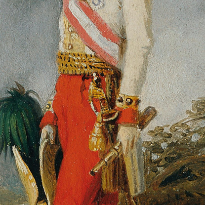 L'Imperatore Francesco I D'Austria Johann Peter Krafft jpk34 quadro stampato su tela