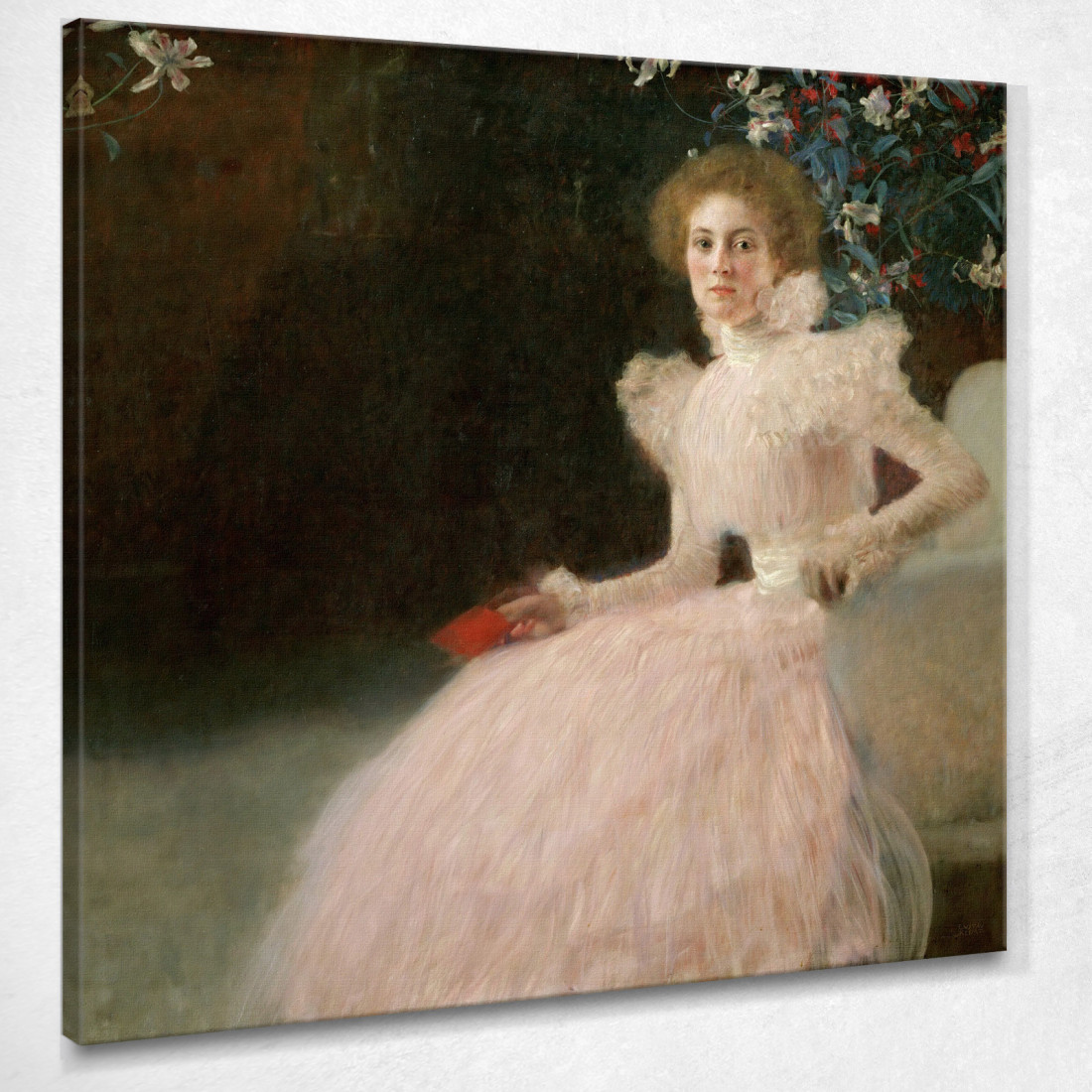 Ritratto Di Sonja Knips Gustav Klimt kg50 quadro stampato su tela Ritratto Di Sonja Knips Gustav Klimt kg50 quadro stampato su tela