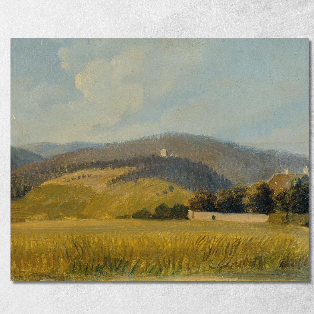 Paesaggio Vicino A Baden Johann Peter Krafft jpk39 quadro stampato su tela