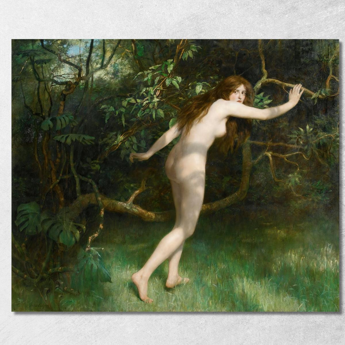 Vigilia John Collier jcl4 quadro stampato su tela Vigilia John Collier jcl4 quadro stampato su tela