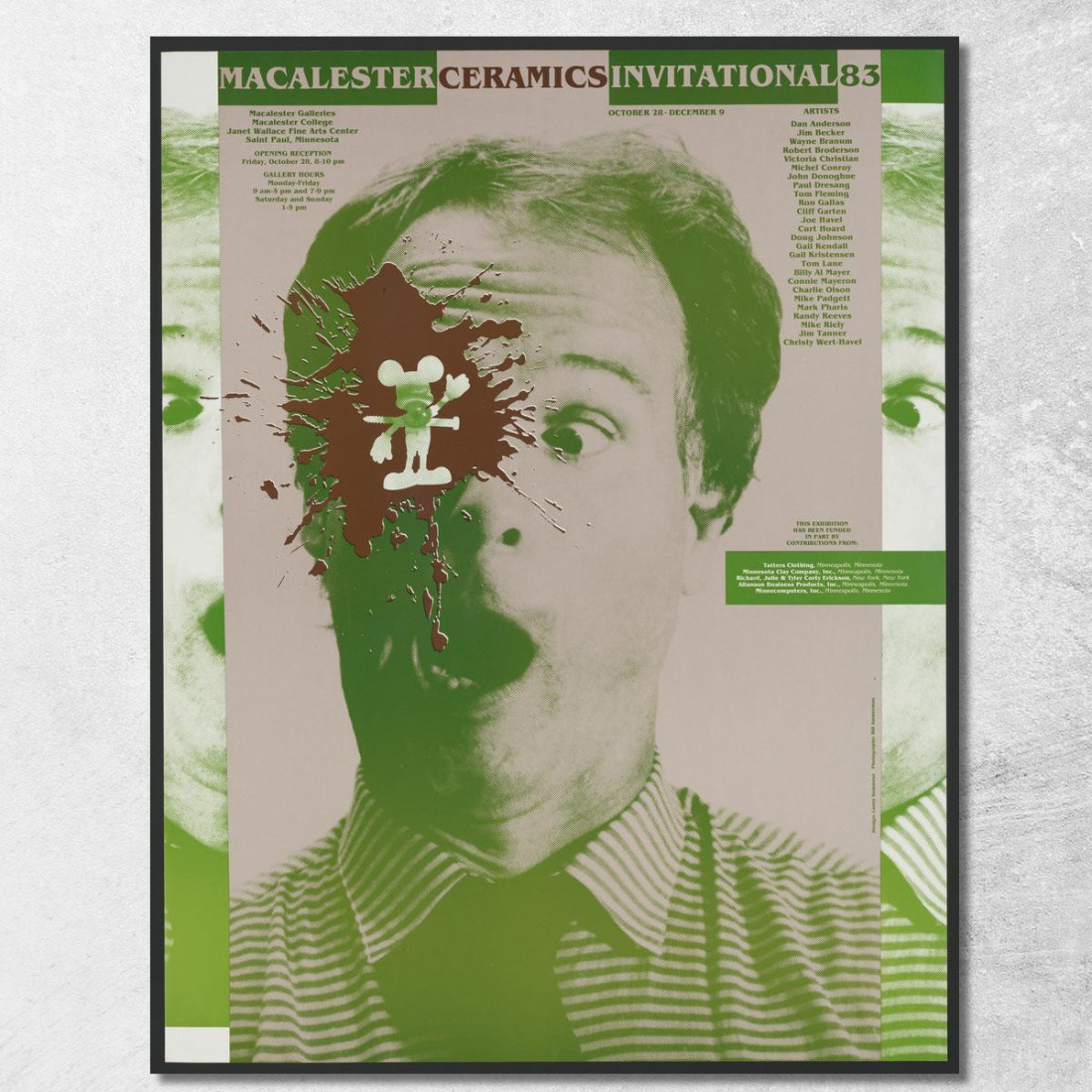 Invito Alla Ceramica Macalester 83 Lanny Sommese lsm15 quadro stampato su tela Invito Alla Ceramica Macalester 83 Lanny Sommese lsm15 quadro stampato su tela