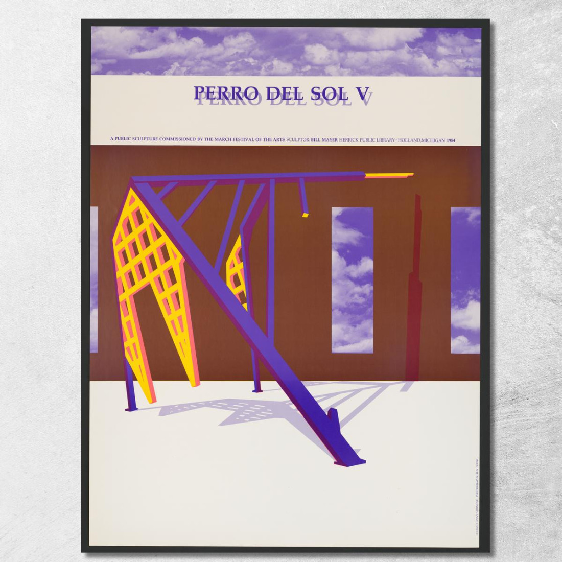 Sole Cane V Lanny Sommese lsm18 quadro stampato su tela Sole Cane V Lanny Sommese lsm18 quadro stampato su tela