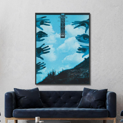 Seven Ceramai Una Mostra Su Invito Lanny Sommese lsm21 quadro stampato su tela