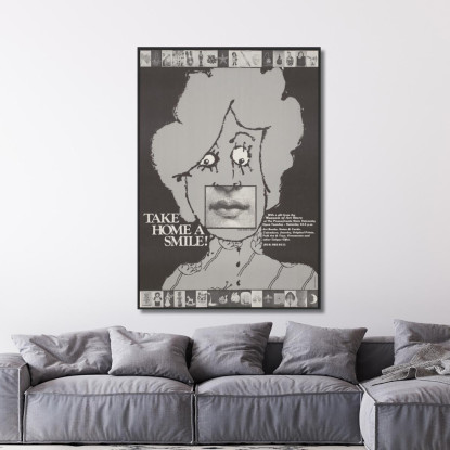 Porta A Casa Un Sorriso Lanny Sommese lsm22 quadro stampato su tela
