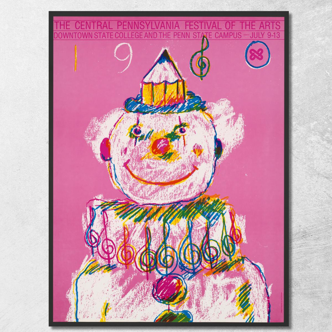 Festival Delle Arti Della Pennsylvania Centrale. Lanny Sommese lsm23 quadro stampato su tela Festival Delle Arti Della Pennsylvania Centrale. Lanny Sommese lsm23 quadro stampato su tela