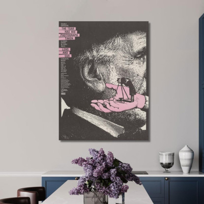 Lo Zar Si Fa Fotografare Lanny Sommese lsm26 quadro stampato su tela