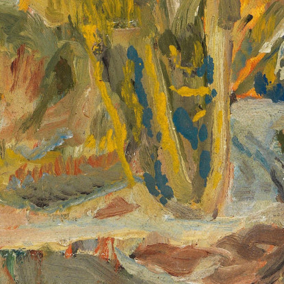 Paesaggio Leo Putz lpz31 quadro stampato su tela