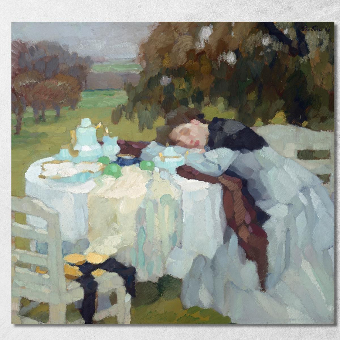 Tardo Autunno Leo Putz lpz32 quadro stampato su tela Tardo Autunno Leo Putz lpz32 quadro stampato su tela