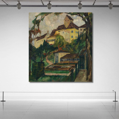 Castello Di Seefeld Iv Leo Putz lpz48 quadro stampato su tela