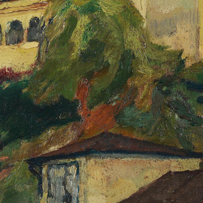 Castello Di Seefeld Iv Leo Putz lpz48 quadro stampato su tela