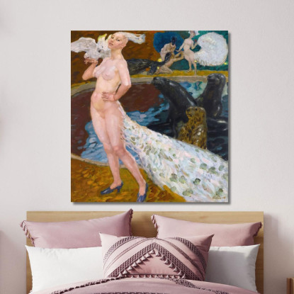 Il Giardino Incantato Leo Putz lpz56 quadro stampato su tela