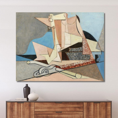 Figure E Ancoraggio Marino Louis Marcoussis lmr5 quadro stampato su tela
