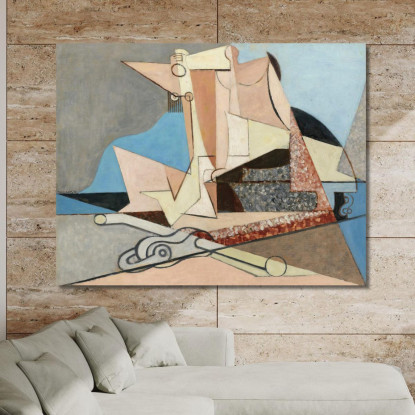 Figure E Ancoraggio Marino Louis Marcoussis lmr5 quadro stampato su tela
