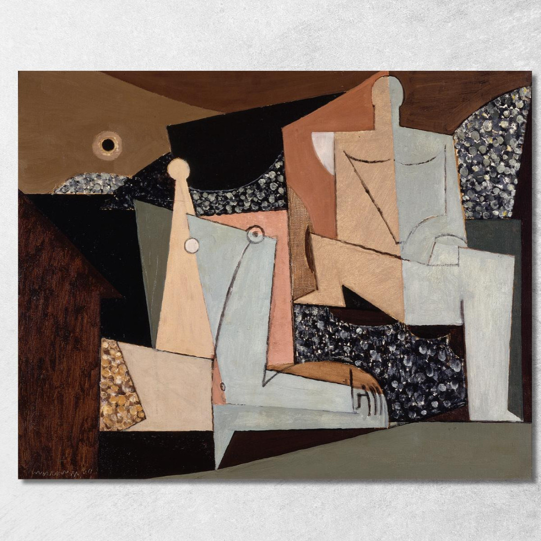 Figure Su Una Spiaggia Louis Marcoussis lmr6 quadro stampato su tela Figure Su Una Spiaggia Louis Marcoussis lmr6 quadro stampato su tela